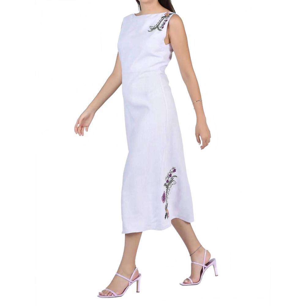 NEW FANM MON marina dress in lilac - Picture 2 of 3